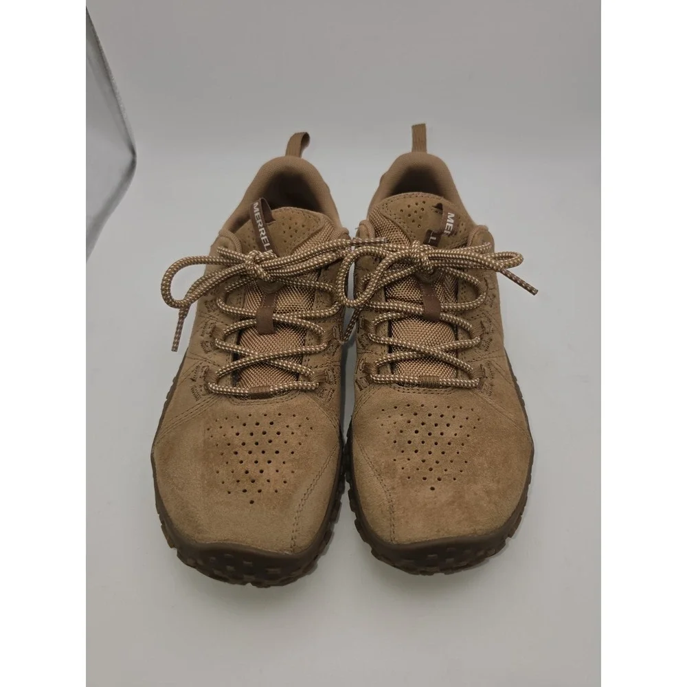 Merrell Wrapt Suede Men's Barefoot Shoes Tobacco Brown Size 10